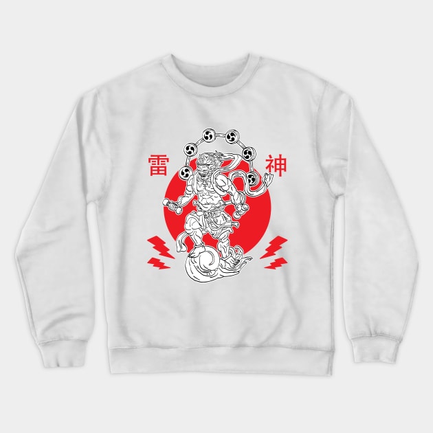 Japanese Monster Yokai Crewneck Sweatshirt by Anime Gadgets